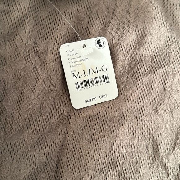 Free People | Intimately Note To Self Long Sleeve Smoked Truffle M/L - Picture 4 of 4